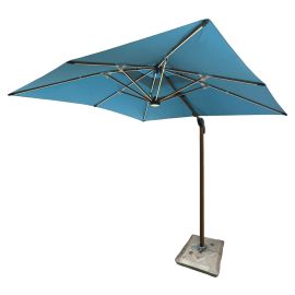 Umbrella with LED lights and base 3x3 m SLX-4 JHA-100KG