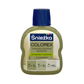 Universal pigment concentrate Sniezka Colorex 100 ml olive N72