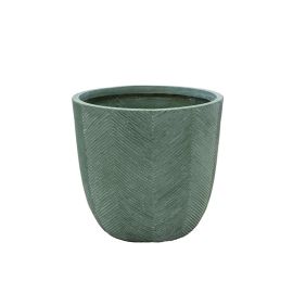 ქოთანი კერამიკული Mega Collections Iowa Egg Pot Cypress Wash D39H38 41 ლ