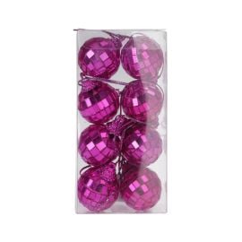 Christmas toy mirror ball mirror ball 8pcs 3 cm 2ass clr