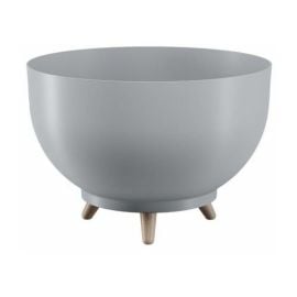 Горшок цветочный на ножках FORM PLASTIC Bowl Satina 30 платина