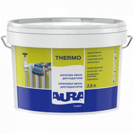 ემალი რადიატორის Eskaro Aura luxpro thermo თეთრი პრიალა 2,5 ლ