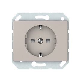 Power socket without frame grounded with curtains Vilma RP16-002-22 ch 1 sectional champagne