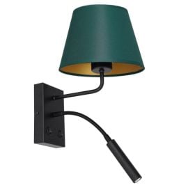 Wall lamp LUMINEX 2 Arden G9 E27 black 200 green gold 3558