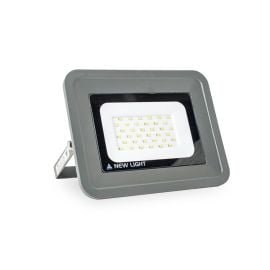 პროჟექტორი LED New Light E023E 10W GREEN SMD IP65 AC220 240V 85LM/W Dark Grey housing logo print