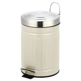 Trash bin Bisk SKANDI 07519 beige 3 l