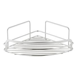 Bathroom shelf corner Bisk Niagara Chrome