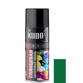 Aerosol enamel Kudo RAL6029 green glossy 520 ml