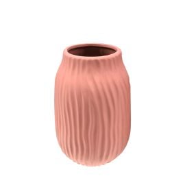 Vase with floral stripes TA-195