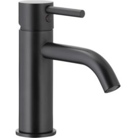 Washbasin faucet KFA Neda black with Click-Clack siphon