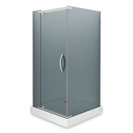 Shower cabin Alex Baitler AB244-90 90x90x200 cm glass 8 mm + pallet 90x90x15 cm Erlit ER 90H