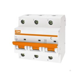 Circuit breaker ВА47-29 3Р 50А 4,5кА х-ка С TDM