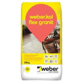 Tile adhesive Weber Kol Flex Granit 25 kg white