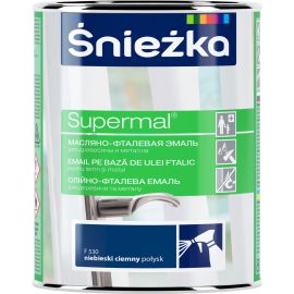 Эмаль масляно-фталевая Sniezka Supermal F530 800 мл глянцевая темно синяя