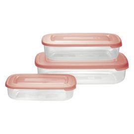 Rectangular food container 9040572 3 pcs