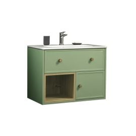 Bathroom furniture with washbasin MARTAT Valeria 80 Green