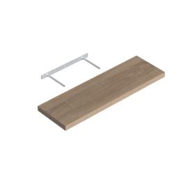 Shelf with hidden fastening oak sonoma VELANO 65117 800x250 mm