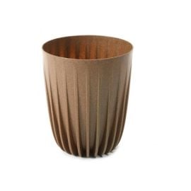 Flower pot Lamela MIRA ECO wood 250 6,2l brown