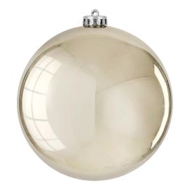 Christmas toy ball champagne 15 cm