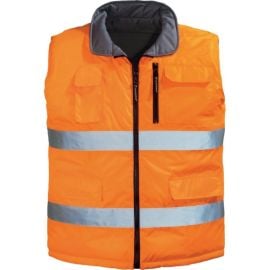 Warm double-sided waistcoat Coverguard 7HWGO XL orange