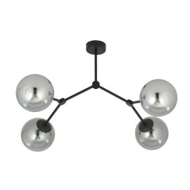 Chandelier EMIBIG SPACE 4 E14 4x MAX 40W graphite black