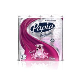 Three-layer toilet paper with smell Papia 32 pc