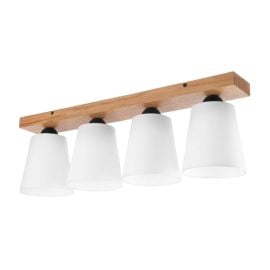 Ceiling lamp Lamkur LULA 4 Е27 oak white 47607