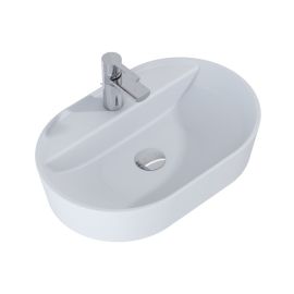 Wash basin countertop Elita Babette 145104 Antracit Matt 62x41