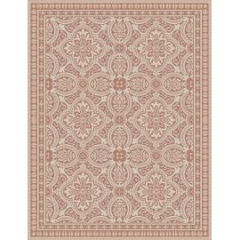 Ковер DCcarpets Terazza 21193 Ivory/Silver/Coral 80x150 см.