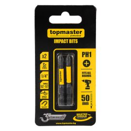 Бита ударная TOPMASTER 338730 PH1 50 мм 2 шт