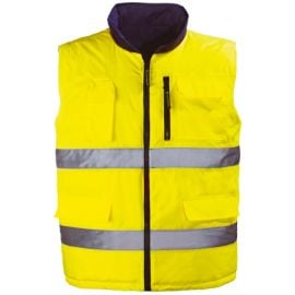 Vest reversible insulated Coverguard HI-WAY 7HWGYL L yellow