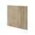 Panel oak veneer milled panel Lamele3D Brekka 600x600x11 mm