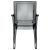Armchair black transparent 053 Arthur 91x45x56 cm