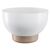 Flower pot with stand FORM PLASTIC Bowl Satina Eco 40 white