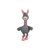 Toy dog Flamingo DT NOZE DONKEY GRAY 50cm