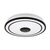 Ceiling lamp Rabalux Nikolaus 24W 3000 6500K Ø395 H90mm black white 71030