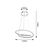 Chandelier Rabalux Meridia 3257 LED 40W