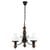 Chandelier Rabalux PETRONEL 3 E27 metal wood black 7078