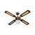 Chandelier ceiling fan V-TAC 1xE27 7914 50W