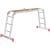 Ladder multifunctional with a platform NV 2330403 348 cm