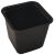 Plastic pot 13x13 (black) with drainage system