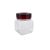 Glass jar with plastic lid 620S 600ml