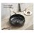 Washbasin Pate Round 113MB Matt black