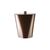 ურნა Primanova BRUNO MELAMINE WASTE BASKET W/LID, BROWN