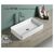 Washbasin Pate Square 78189 Glossy white