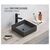 Washbasin Pate Square 78570B(35)MB Matt black