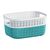 Plastic basket with knitted ornament Irak Plastik FLEXY SP-165 6.8 l