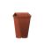 Plastic pot Aleana 12x19.5 cm terracotta