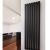 Decorative radiator Terma PIER 1680/410 black Ral 9005 Soft (SX)