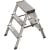 Double-sided stepladder Krause Dopplo 2х3 steps 120397